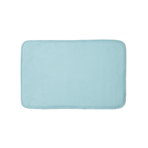 Tapis De Bain Minimale poudre bleu uni élégant moderne