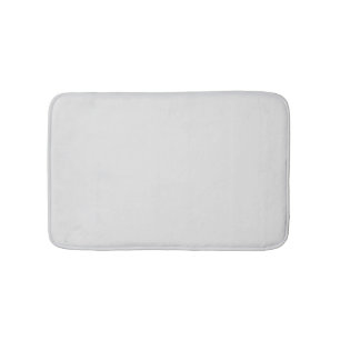 Tapis De Bain minimaliste gris clair solide élégant chic