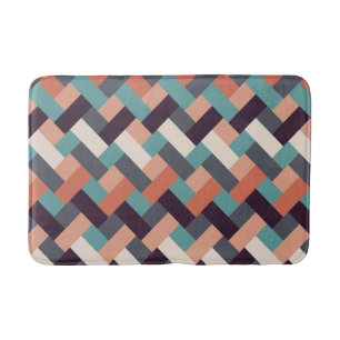 Tapis De Bain Mode motif élégant - Géométrique Moderne Vintage
