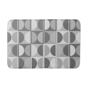 Tapis De Bain Modèle abstrait géométrique moderne du milieu du s