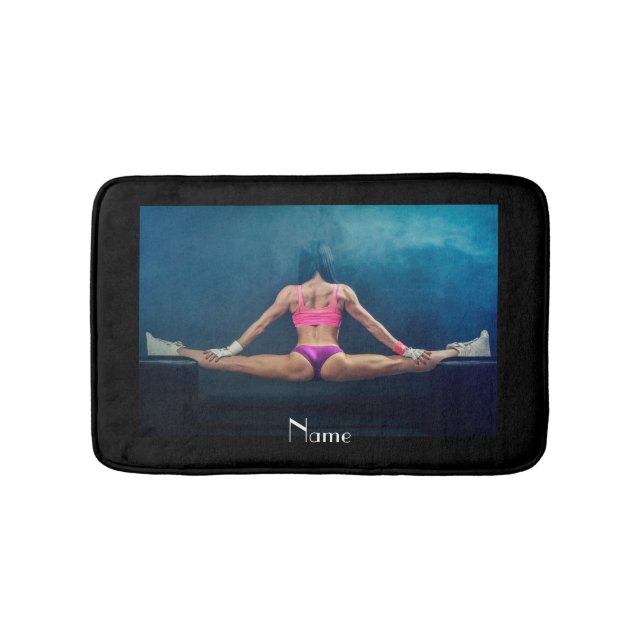 Tapis De Bain Modèle de condition physique féminine Split Thunde (Devant)
