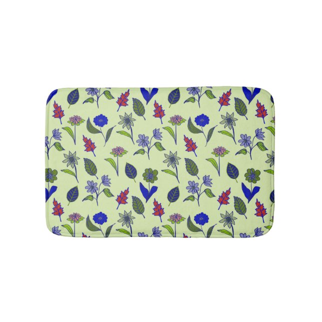 Tapis De Bain Modèle floral cool (Devant)