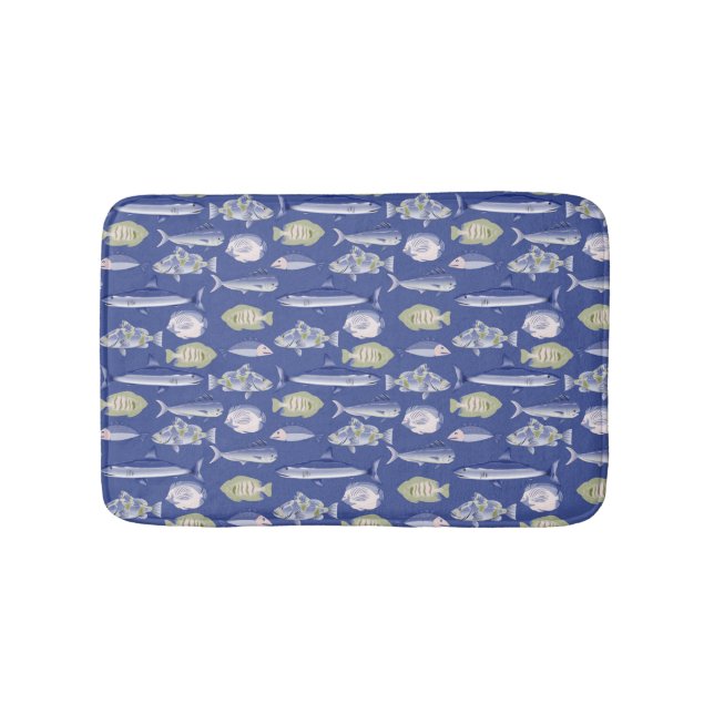 Tapis De Bain Modèle floral unique (Devant)