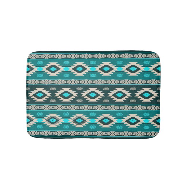 Tapis De Bain Modèle tribal ethnique du sud-ouest (Devant)