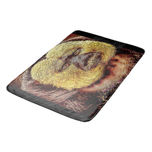 Tapis De Bain Modèles Primate : Singe Saki à visage blanc