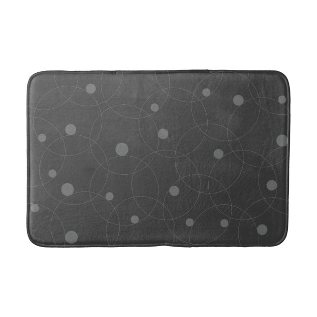 Tapis De Bain Modern, simple, playful, fun pattern of circles (Devant)