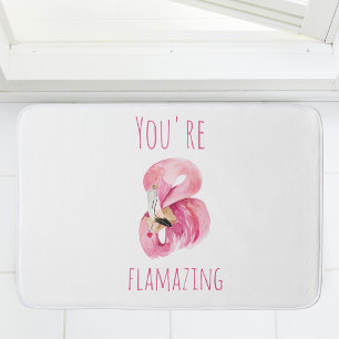 Tapis De Bain Moderne Vous Flamazirez Beauté Flamant rose rose