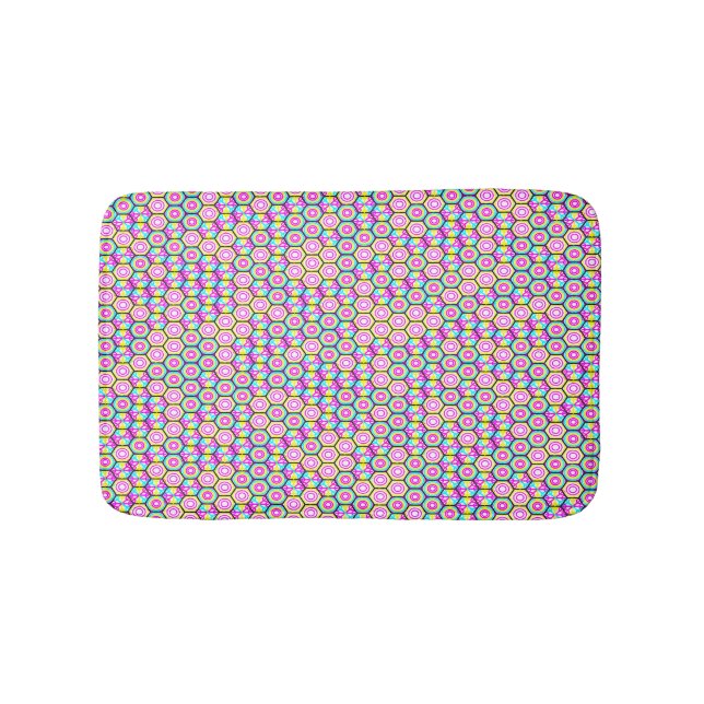 Tapis de bain modernes colorés (Devant)