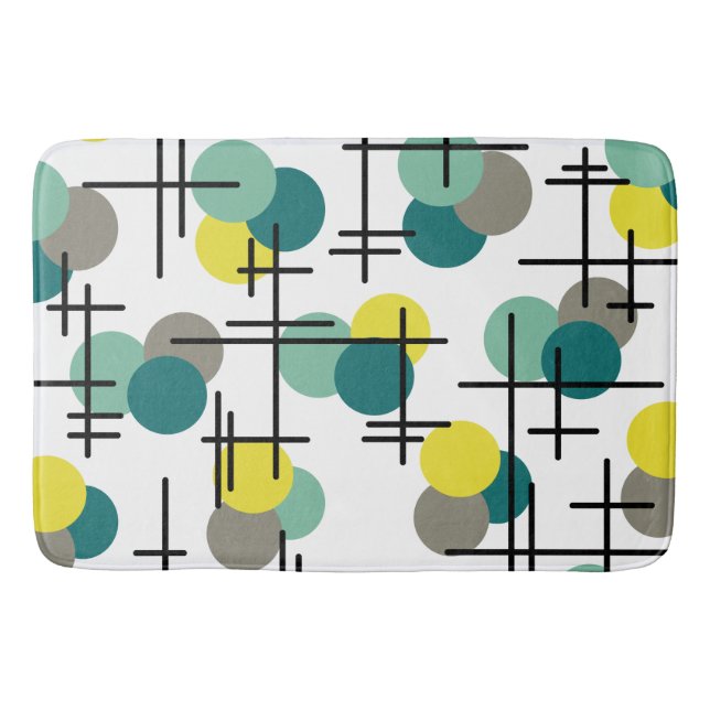 Tapis De Bain Molécules de l'âge atomique Motif (Devant)
