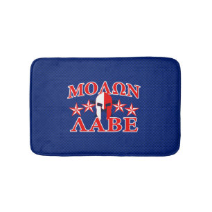 Tapis De Bain Molon Labe Spartan Warrior Mask 5 étoiles Patriot