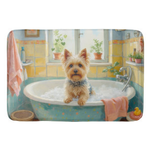 Tapis De Bain Moment du bain pour Cairn Terrier - Décoration de 