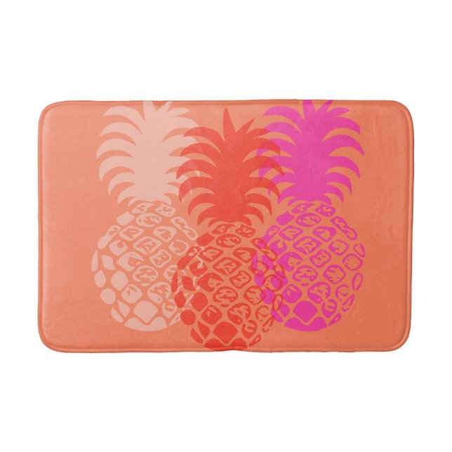 Tapis De Bain Momona ananas Hawaiian Tropical -Papaya (Devant)