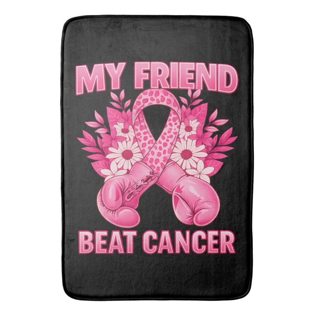 Tapis De Bain Mon ami a vaincu le cancer (devant Vertical)