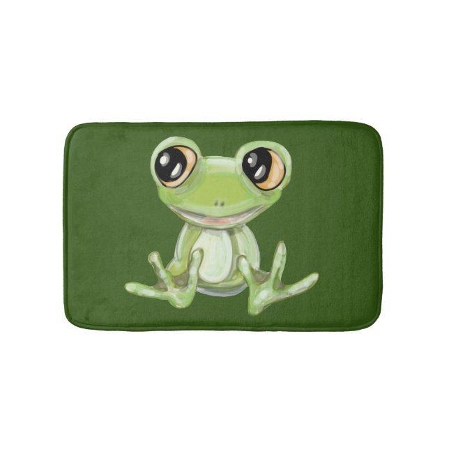 Tapis De Bain Mon autre grenouille verte ami Mat de bain (Devant)