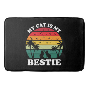 Tapis De Bain Mon chat est mon meilleur ami