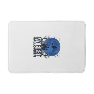 Tapis De Bain Mon premier Halloween Gravure Vintage Enfants Desi