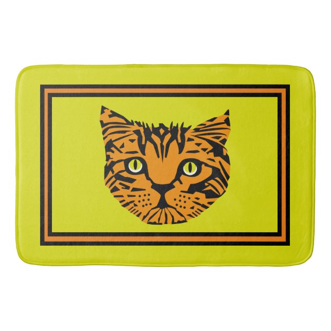 Tapis De Bain Mon visage bébé tigre (Devant)