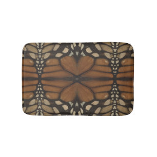 Tapis De Bain Monarch Butterfly Wing Close Up Motif
