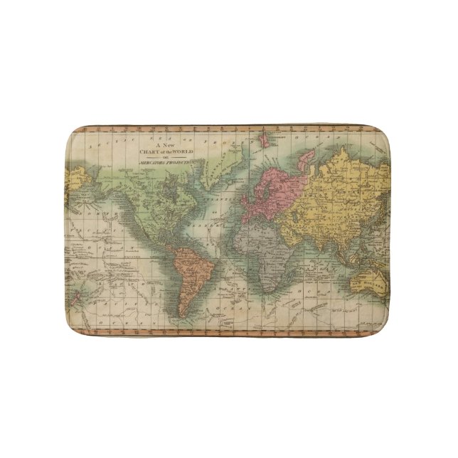 Tapis De Bain Monde 4 (Devant)