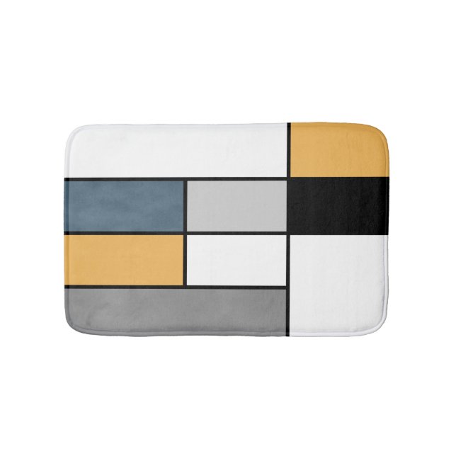 Tapis De Bain Mondrian inspiré (Devant)