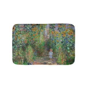 Tapis De Bain Monet Garden Vetheuil Impressionim Peinture