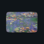 Tapis De Bain Monet Water Lilies Chef-d'oeuvre Peinture<br><div class="desc">Monet Water Lilies - Ce tableau Monet classique a été peint par Claude Monet en 1916. Il fait partie de sa célèbre collection de nénuphars où il peint dans son jardin à Giverney,  France. Un tableau de chef-d'oeuvre.</div>