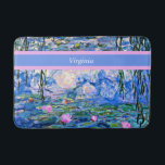 Tapis De Bain Monet - Water Lys 1919 modèle,<br><div class="desc">Water Lilies,  1919,  belle peinture de Claude Monet. Il s'agit d'un modèle,  prêt pour vous à personnaliser.</div>