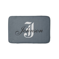 Monogramme élégant en gris blanc personnalisé