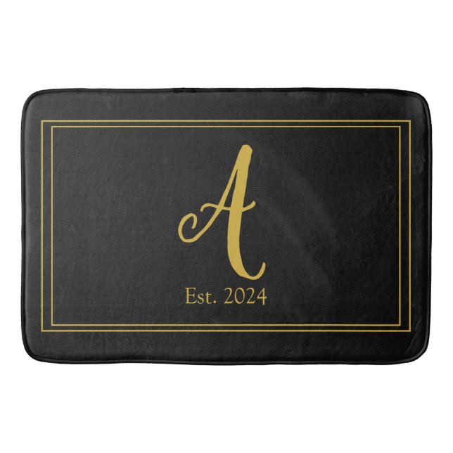 Tapis De Bain Monogramme familial  (Devant)