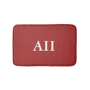 Tapis De Bain Monogramme personnalisé Auburn