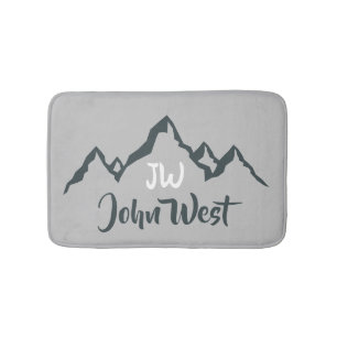 Tapis De Bain Monographie personnalisée de la chaîne de montagne