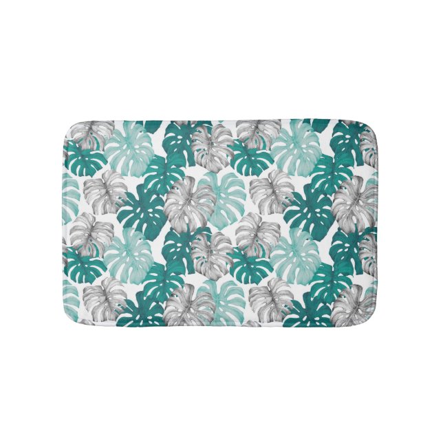 Tapis De Bain Monstera Duo Tone : Tropiques minimes (Devant)