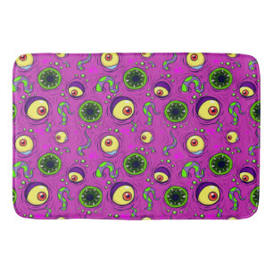 Tapis De Bain Monstre affamé Motif sans couture