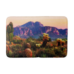 Tapis De Bain Montagne de superstition du désert de l'Arizona