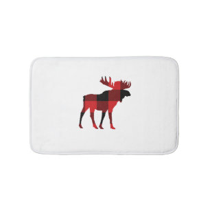 Tapis De Bain Moose Buffalo Check Mountain Living Bath Mat