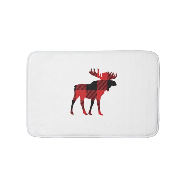Tapis De Bain Moose Buffalo Check Mountain Living Bath Mat (Devant)