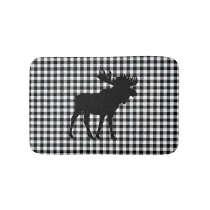 Tapis De Bain Moose Buffalo Check Mountain Living Bath Mat