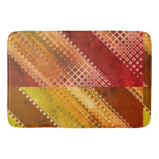 Tapis De Bain Morphinius Asymétrique abstrait 1 sur 12 rouge