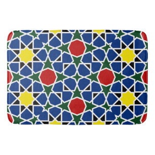 Tapis De Bain Mosaïque marocaine Mosaïque géométrique Motif