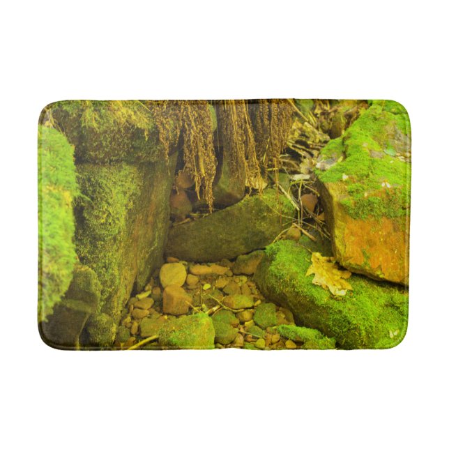 Tapis De Bain Moss and Stone – Hungarian Falls, Upper Peninsula (Devant)