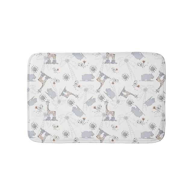 Tapis De Bain motif 2 de griffonnage (Devant)