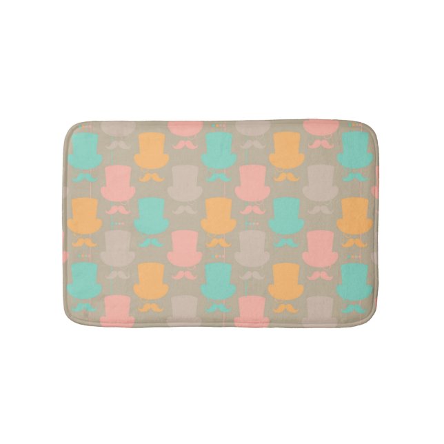 Tapis De Bain Motif 2 de moustache (Devant)
