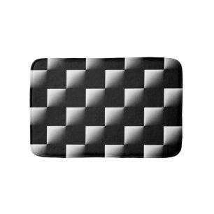Tapis De Bain Motif À damiers noir et blanc