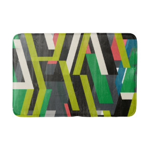 Tapis De Bain Motif à flux de suspension diagonal