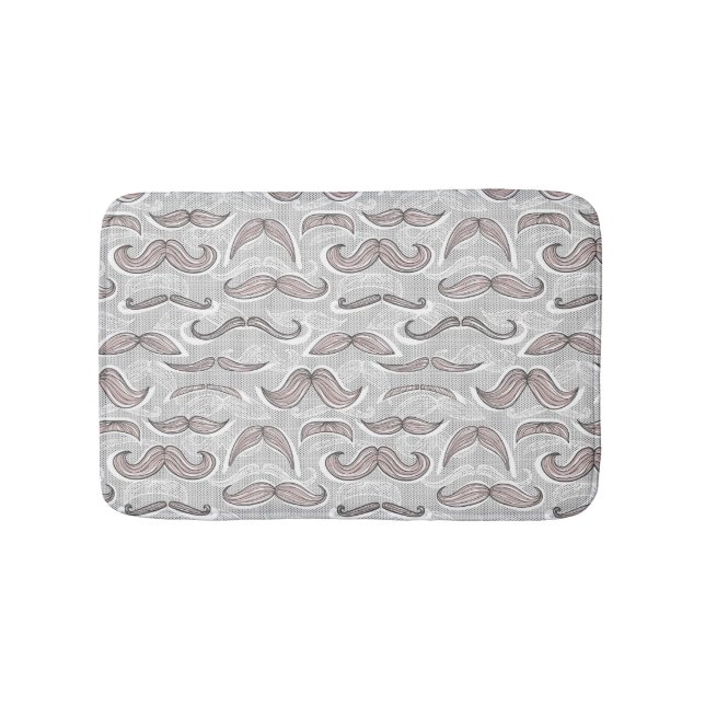 Tapis De Bain Motif à la mode de moustache (Devant)