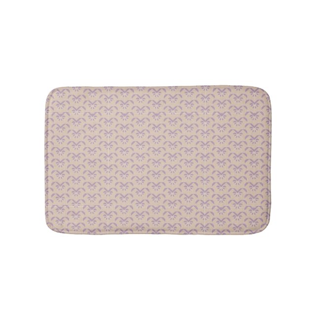 Tapis De Bain Motif à l'envers de lavande (Devant)