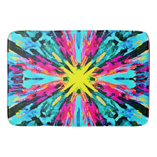 Tapis De Bain Motif Abstrait coloré