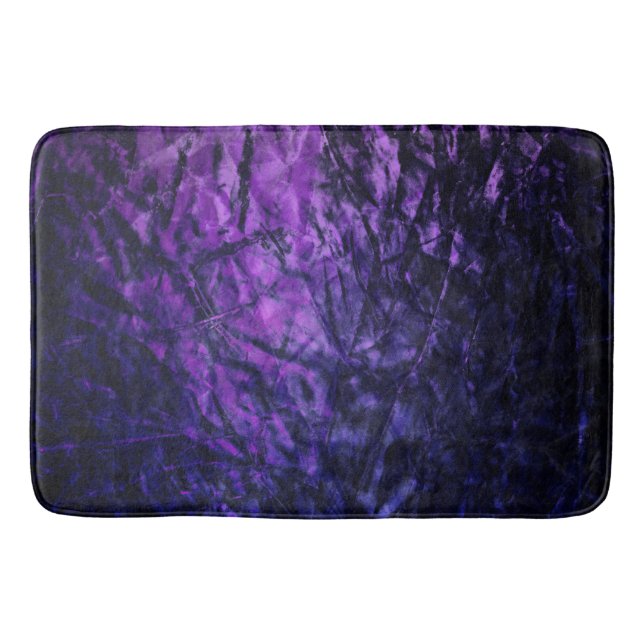 Tapis De Bain Motif Abstrait Glam violet (Devant)