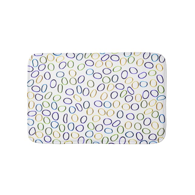 Tapis De Bain Motif Abstrait unique (Devant)