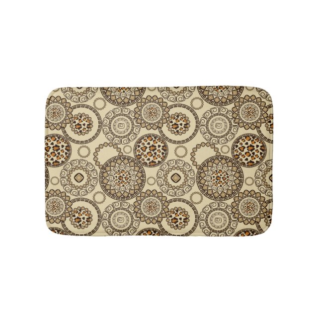 Tapis De Bain Motif africain 3 de peau de guépard (Devant)
